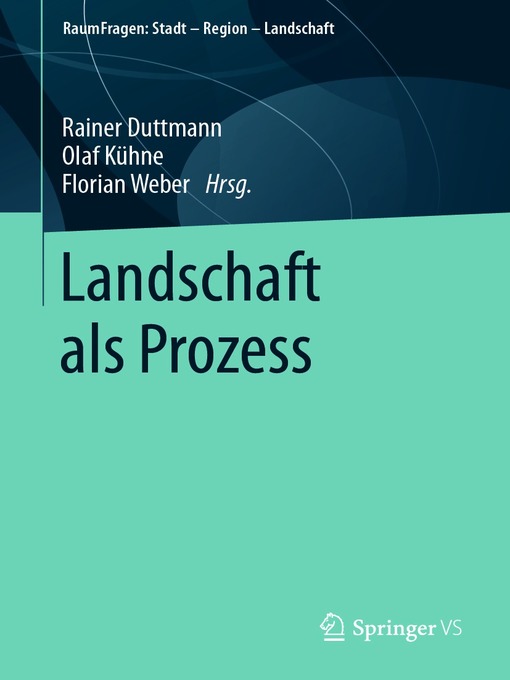 Title details for Landschaft als Prozess by Rainer Duttmann - Wait list